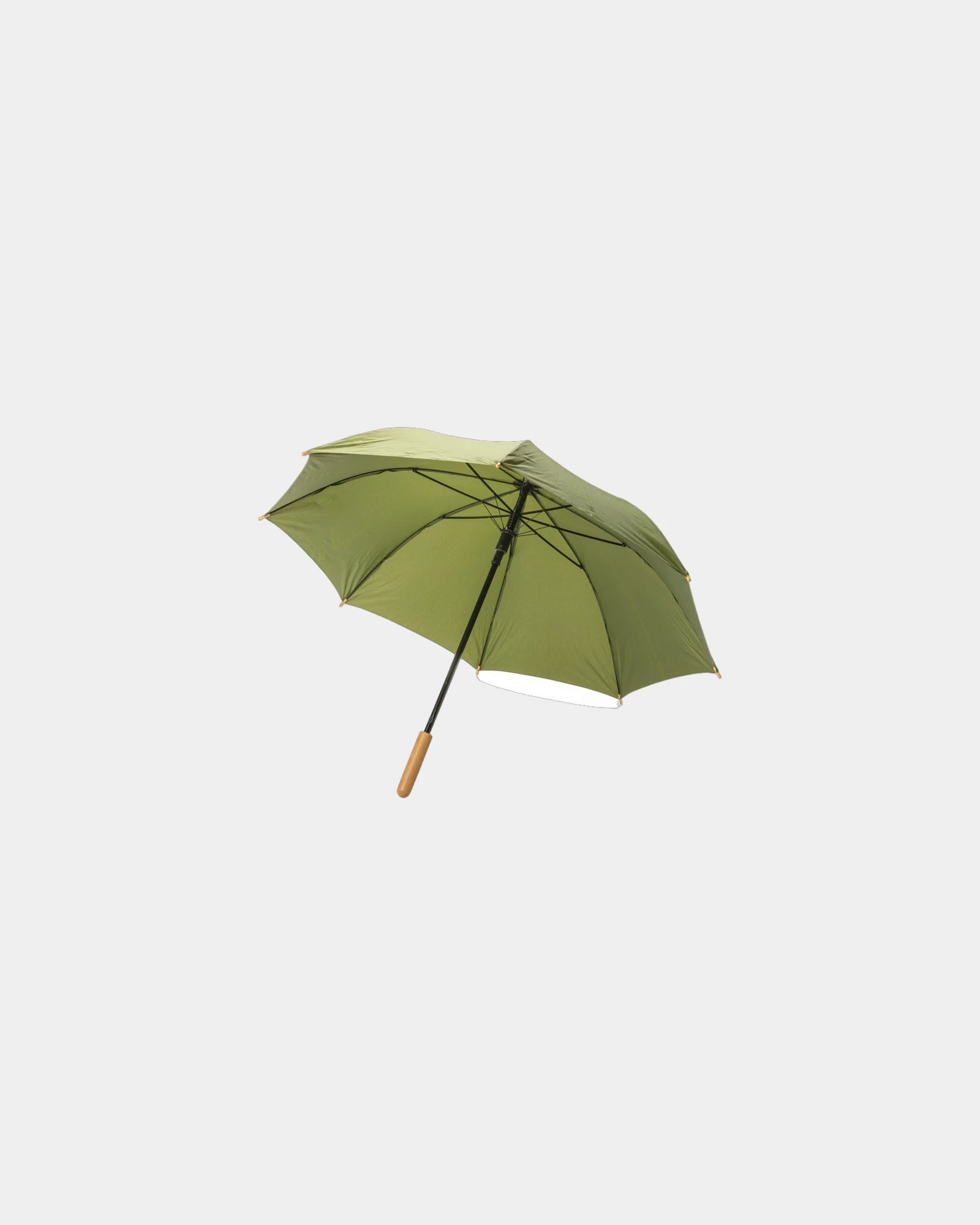 Parasol rPET 23" z automatycznym otwieraniem z nadrukiem - Zielony