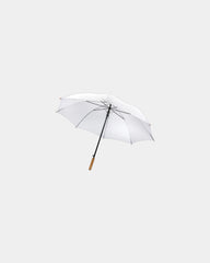 Parasol rPET 27" z automatycznym otwieraniem z nadrukiem - Biały