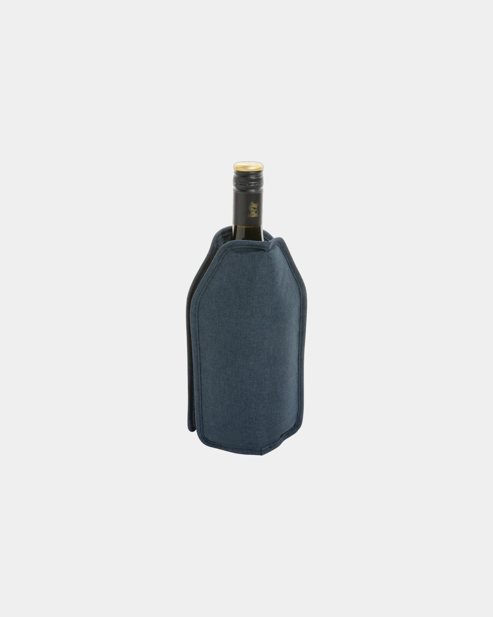 Etui chłodzące na wino Vino z rPET AWARE™ z nadrukiem - Granatowy