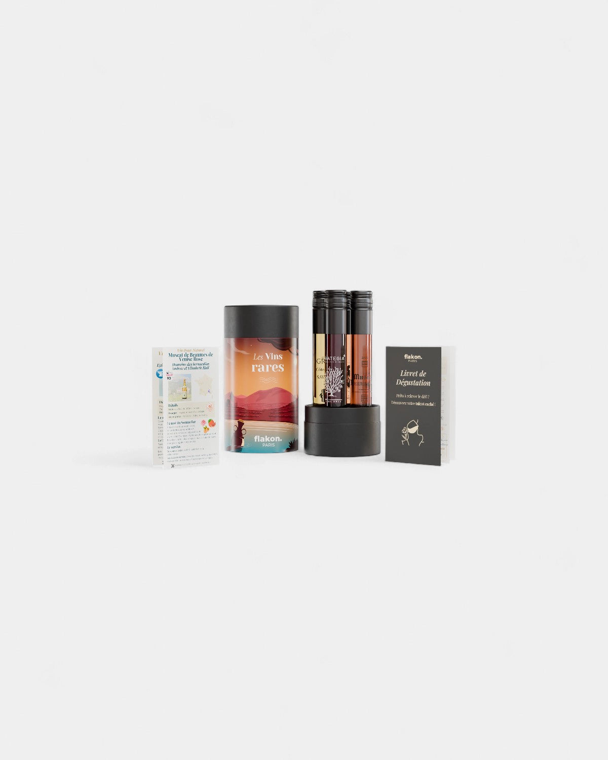 Coffret dégustation 4 flacons de vin à personnaliser - 17
