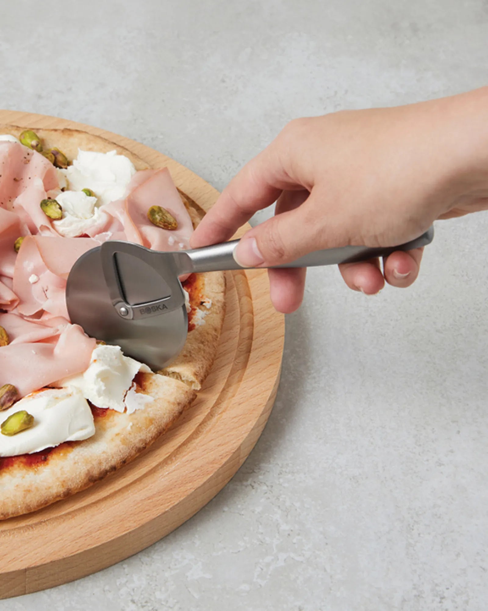 Nóż do pizzy ze stali nierdzewnej Boska Copenhagen z grawerem - 7