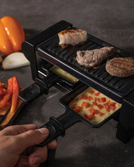 Mini urządzenie do raclette ze stali Boska 220V z nadrukiem - 9