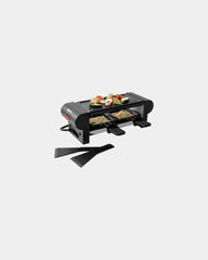 Mini urządzenie do raclette ze stali Boska 220V z nadrukiem - Czarny