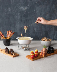 Zestaw do fondue Boska Party 750 ml z ceramiki z nadrukiem - 5