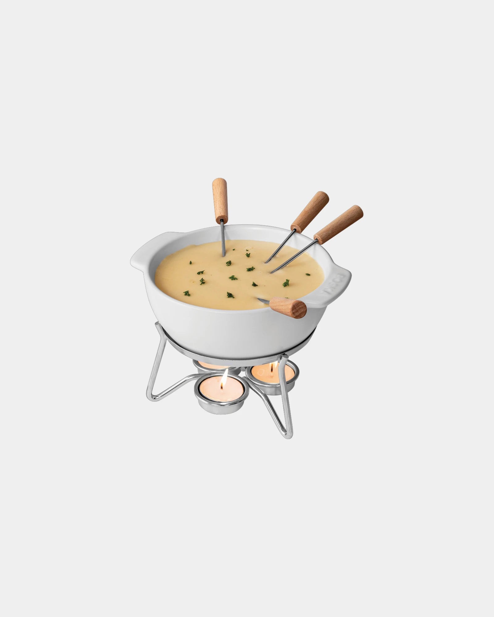 Zestaw do fondue Boska Party 750 ml z ceramiki z nadrukiem - 1
