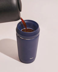 Kubek 354 ml z pokrywką 360 ze stali z recyklingu z nadrukiem - 12