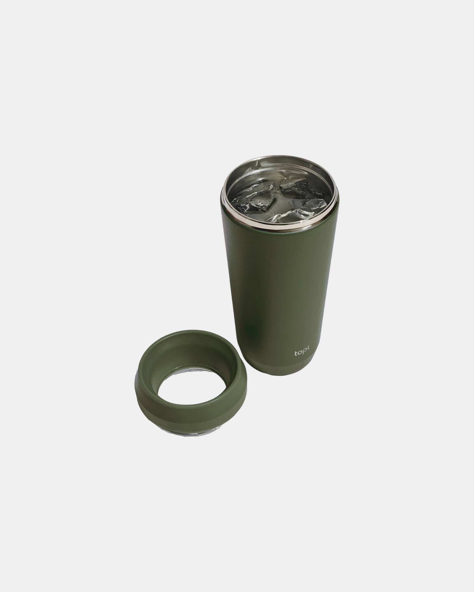 Kubek 354 ml z pokrywką 360 ze stali z recyklingu z nadrukiem - 13