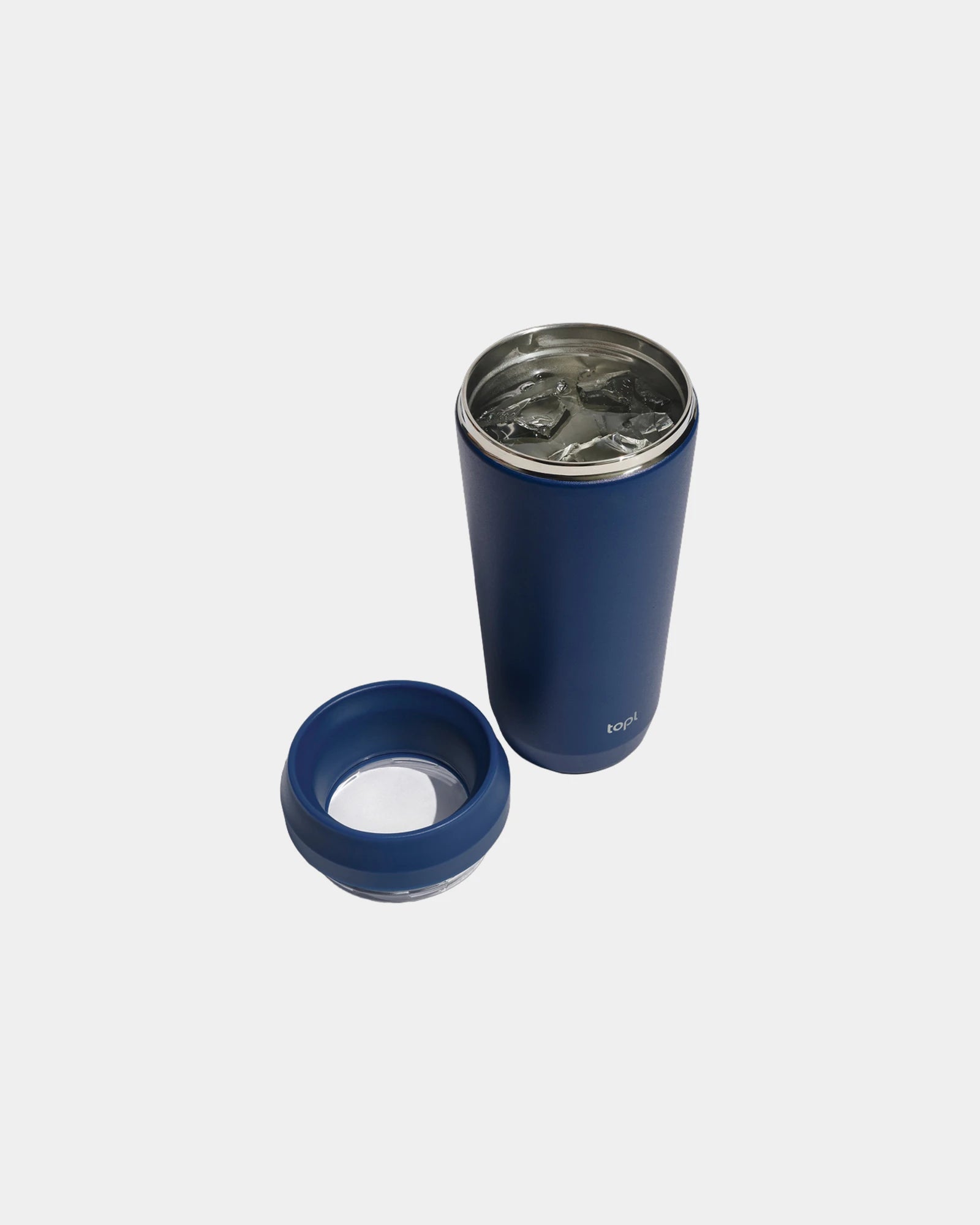 Kubek 354 ml z pokrywką 360 ze stali z recyklingu z nadrukiem - 7