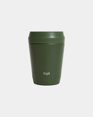 Kubek ze stali z recyklingu 235 ml z nadrukiem - Zielony