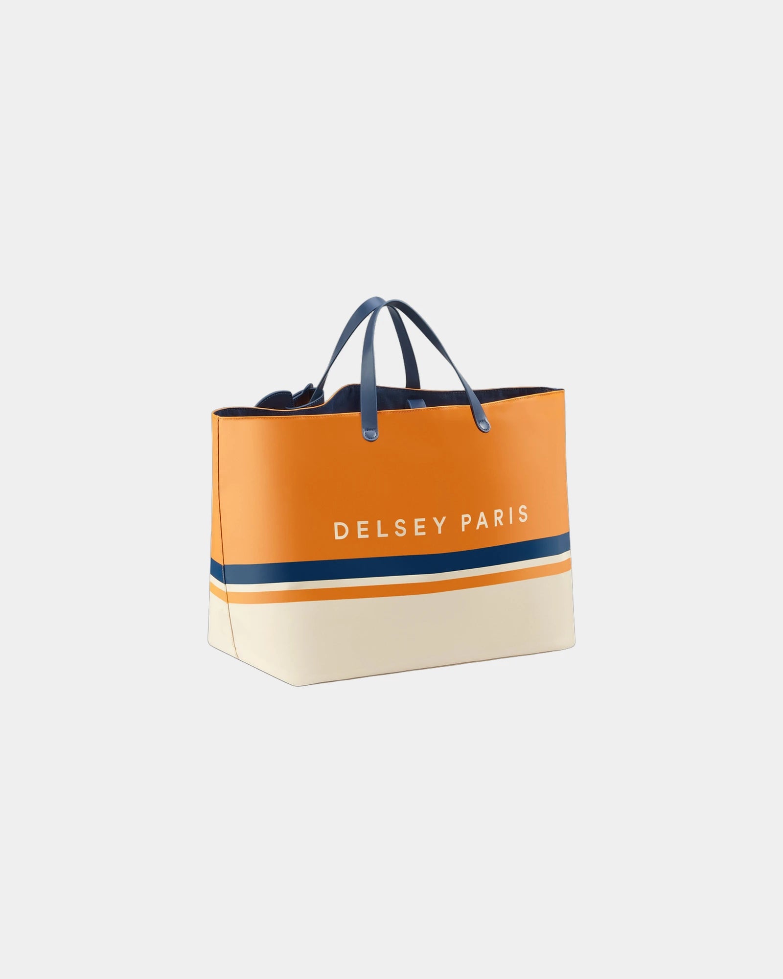 Torba typu tote z PVC i skóry 34 x 52 x 22 cm z nadrukiem - 4