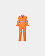 Kombinezon Hi-Vis z poliestru i bawełny z nadrukiem - Pomarańczowy