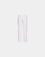 Spodnie chino stretch z bawełny dla firm z nadrukiem - Biały