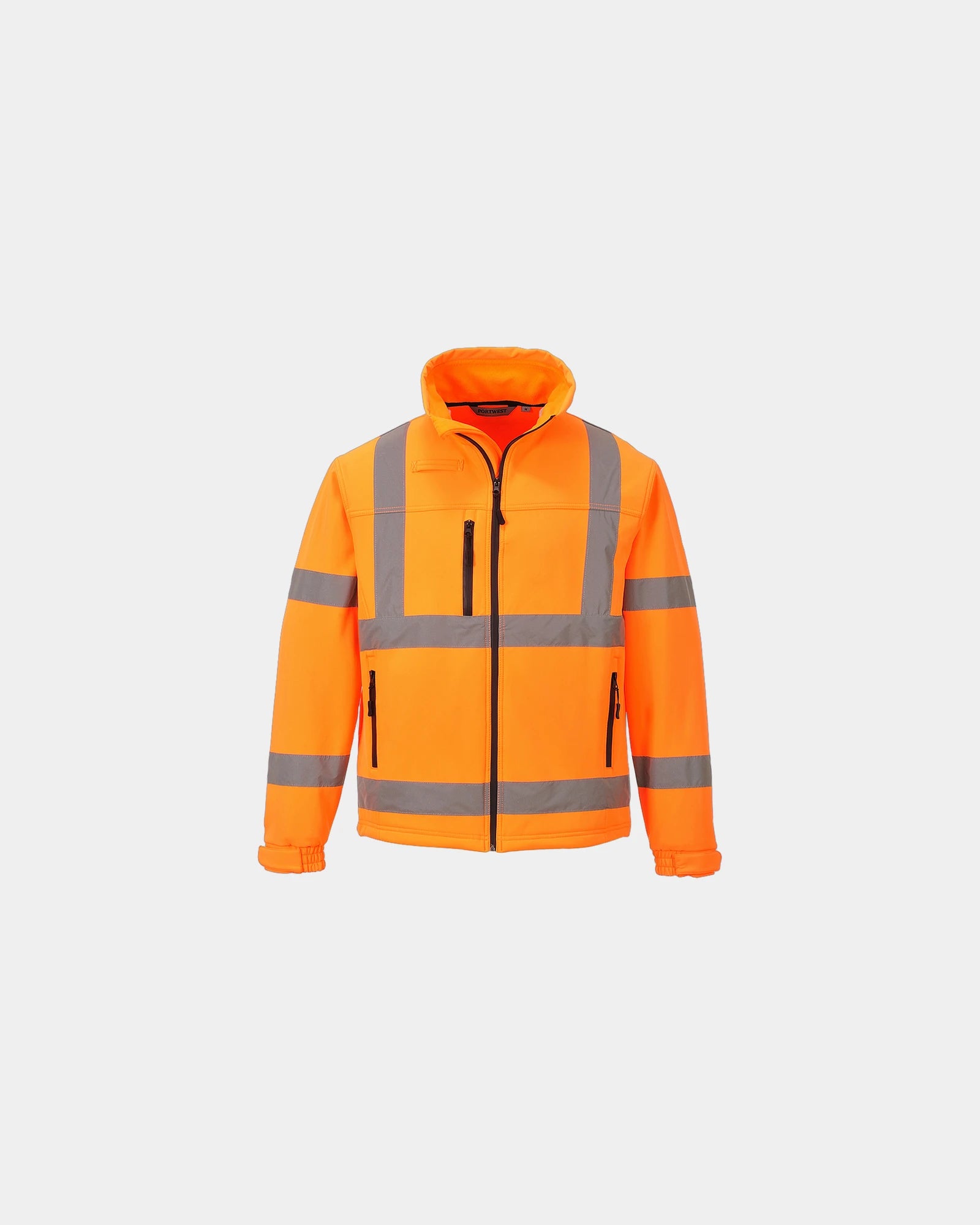 Kurtka Softshell Classic Hi-Vis ciepła i wodoodporna z nadrukiem - Pomarańczowy