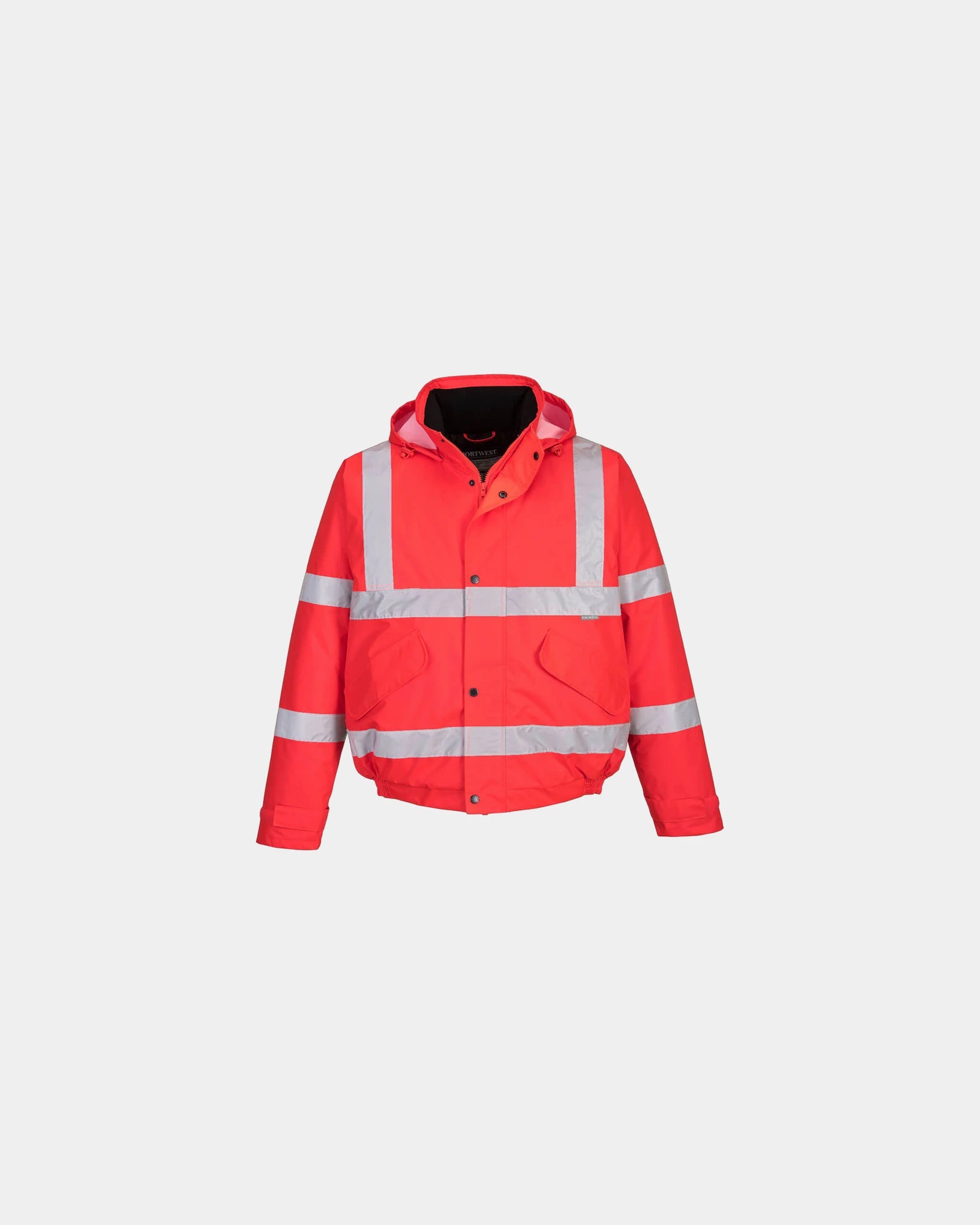 Kurtka Hi-Vis ostrzegawcza odporna na warunki atmosferyczne z nadrukiem - Ciemnoniebieski