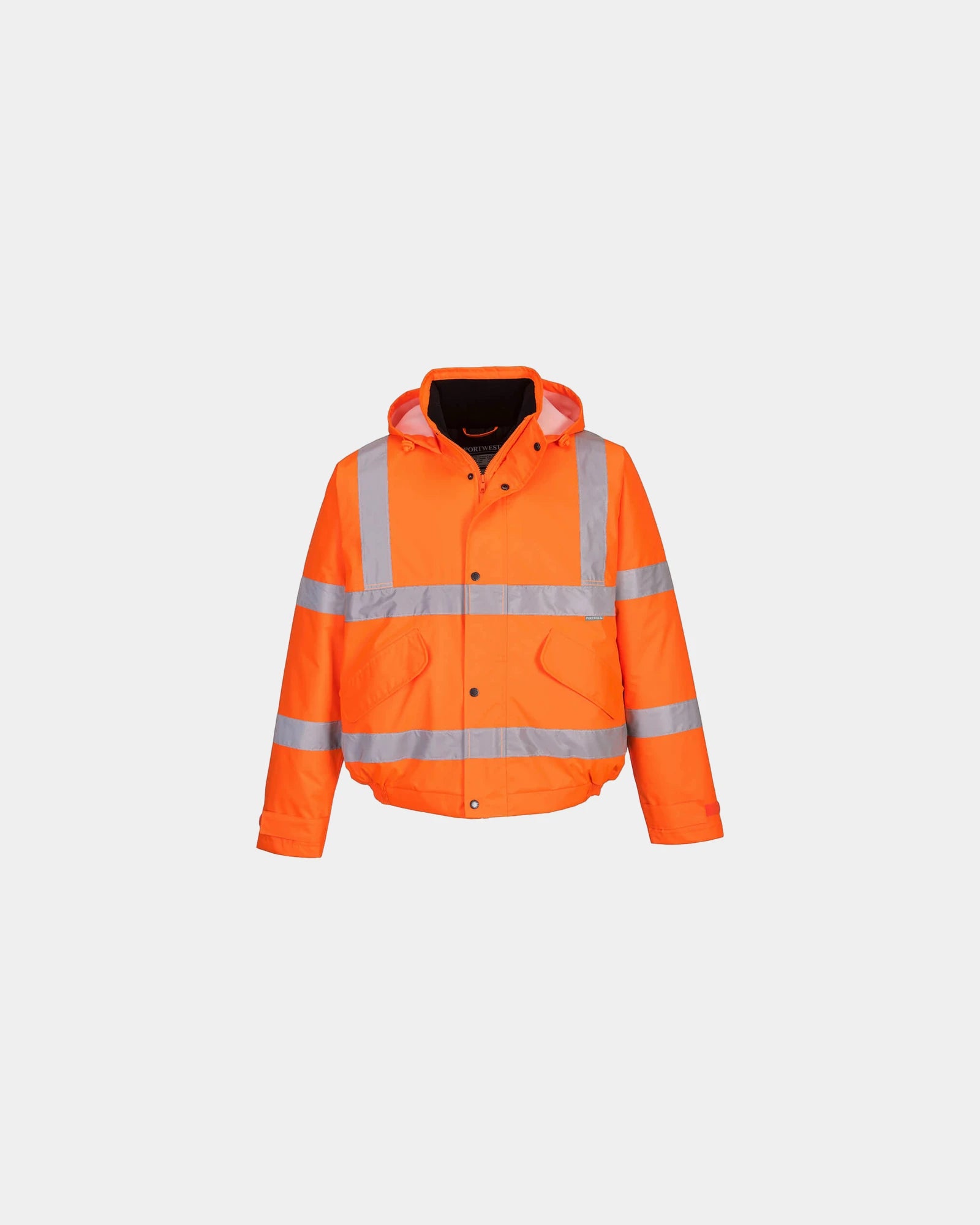 Kurtka Hi-Vis ostrzegawcza odporna na warunki atmosferyczne z nadrukiem - Pomarańczowy