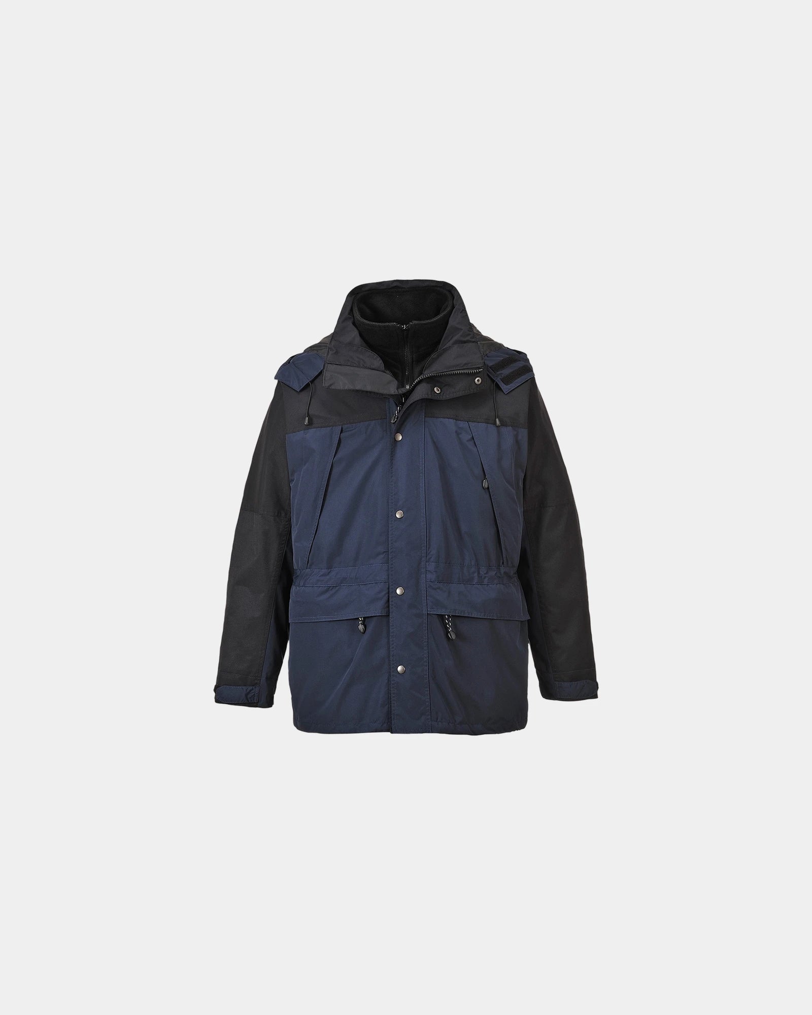 Parka 3 w 1 oddychająca Orkney z nadrukiem - Granatowy