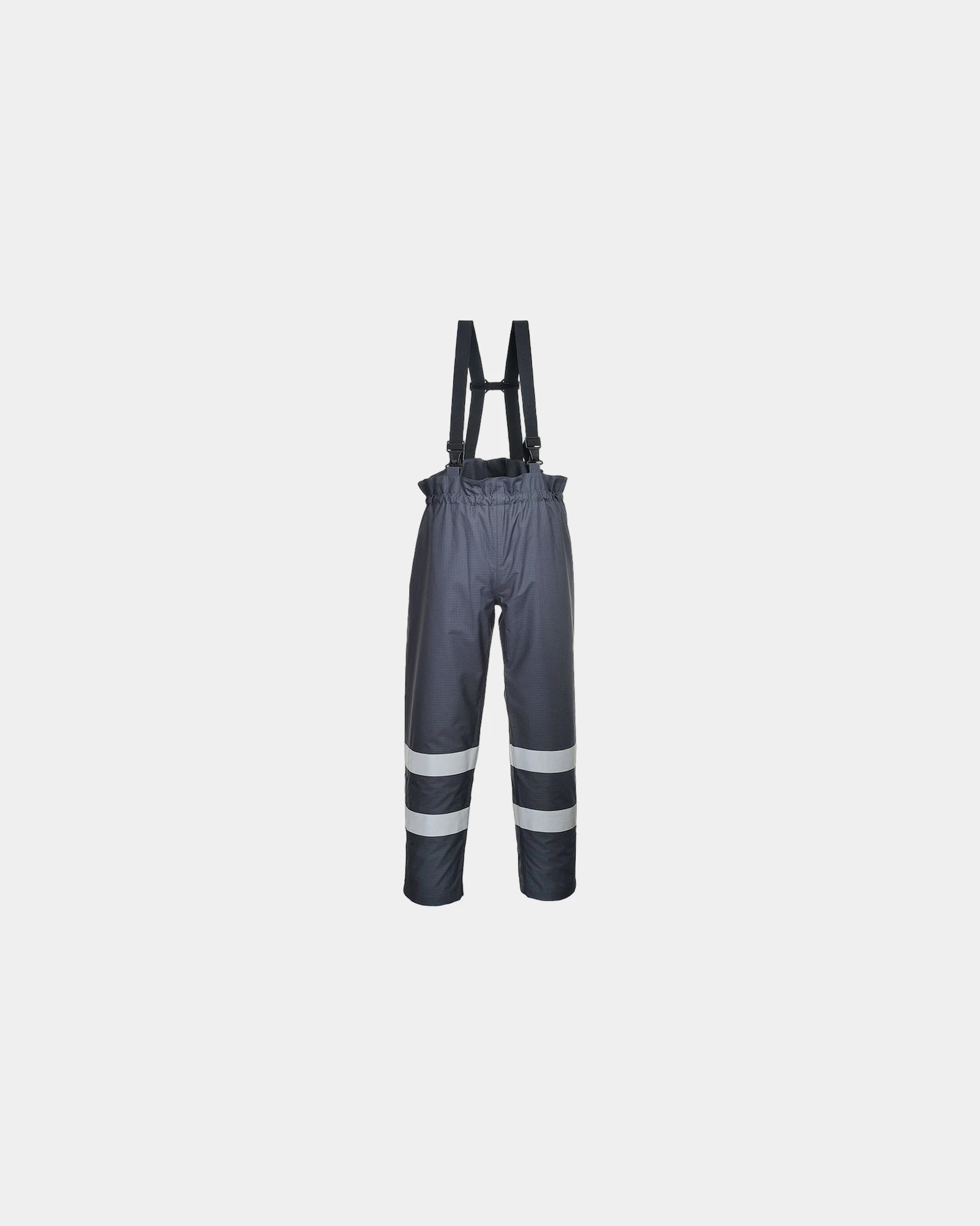 Spodnie przeciwdeszczowe Hi-Vis wodoodporne z nadrukiem - Granatowy