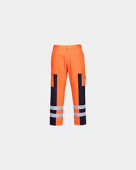 Spodnie robocze Ballistic Hi-Vis poli/bawełna z nadrukiem - Pomarańczowy