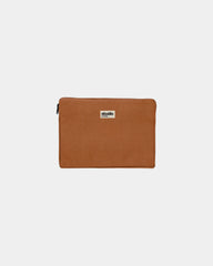 Etui na laptopa z bawełny organicznej Hindbag Leo 15" z nadrukiem - Miedziany