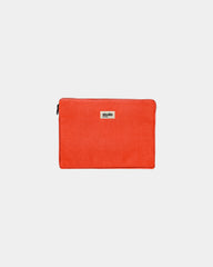 Etui na laptopa z bawełny organicznej Hindbag Leo 15" z nadrukiem - Czerwony