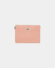 Etui na laptopa Hindbag Leo z bawełny organicznej 13" z nadrukiem - Łososiowy