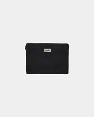 Etui na laptopa Hindbag Leo z bawełny organicznej 13" z nadrukiem - Czarny