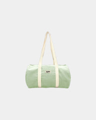 Torba duffel z bawełny organicznej Hindbag Sam z nadrukiem - Miętowy
