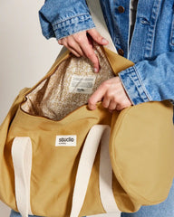 Torba duffel z bawełny organicznej Hindbag Sam z nadrukiem - 25
