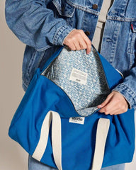 Torba duffel z bawełny organicznej Hindbag Sam z nadrukiem - 9