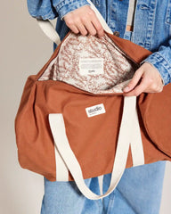 Torba duffel z bawełny organicznej Hindbag Sam z nadrukiem - 17