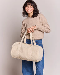 Torba duffel z bawełny organicznej Hindbag Sam z nadrukiem - 28
