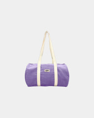 Torba duffel z bawełny organicznej Hindbag Sam z nadrukiem - Lawendowy