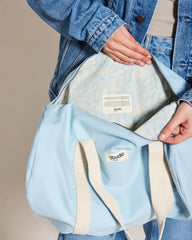 Torba duffel z bawełny organicznej Hindbag Sam z nadrukiem - 11