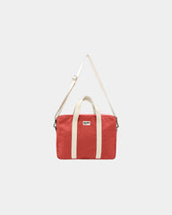 Torba na laptopa z bawełny organicznej Hindbag Luis z nadrukiem - Czerwony