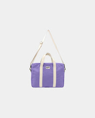 Torba na laptopa z bawełny organicznej Hindbag Luis z nadrukiem - Lawendowy