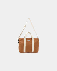Torba na laptopa z bawełny organicznej Hindbag Luis z nadrukiem - Miedziany