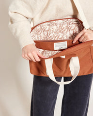 Torba na laptopa z bawełny organicznej Hindbag Luis z nadrukiem - 15