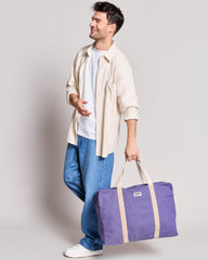 Torba podróżna z bawełny organicznej Hindbag Gabriel z nadrukiem - 32