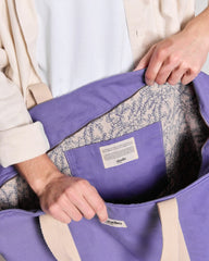 Torba podróżna z bawełny organicznej Hindbag Gabriel z nadrukiem - 31