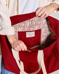 Torba podróżna z bawełny organicznej Hindbag Gabriel z nadrukiem - 22