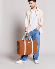 Torba podróżna z bawełny organicznej Hindbag Gabriel z nadrukiem - 27