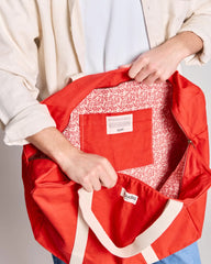 Torba podróżna z bawełny organicznej Hindbag Gabriel z nadrukiem - 19