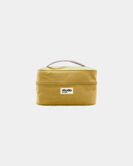 Kosmetyczka z bawełny organicznej GOTS Hindbag Vanity Lina z nadrukiem - Ochrowy