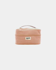 Kosmetyczka z bawełny organicznej GOTS Hindbag Vanity Lina z nadrukiem - Łososiowy
