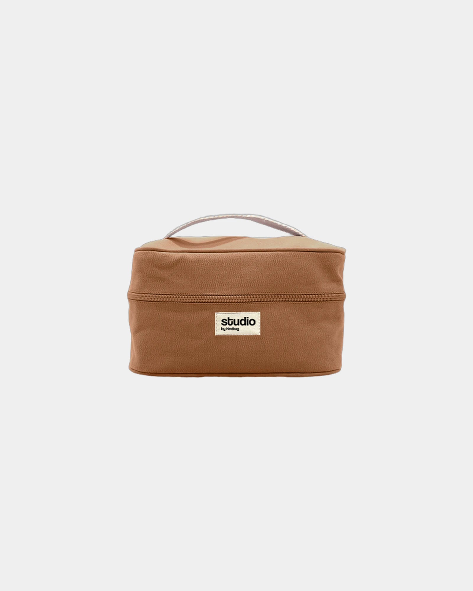Kosmetyczka z bawełny organicznej GOTS Hindbag Vanity Lina z nadrukiem - Miedziany