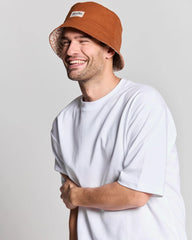 Kapelusz bucket Robin z bawełny organicznej GOTS Hindbag z nadrukiem - 26