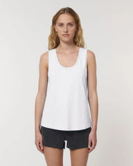 Tank top medium fit z nadrukiem - 1