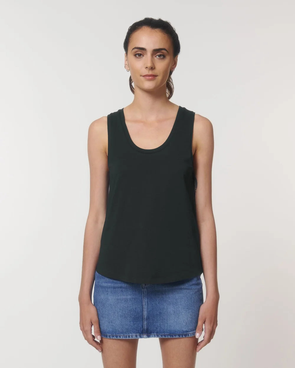 Tank top medium fit z nadrukiem - 5