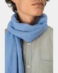Chusta w paski bawełniana unisex z nadrukiem - 2
