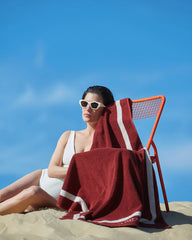 Ręcznik plażowy z bawełny długowłóknistej 90x170 z nadrukiem - 18
